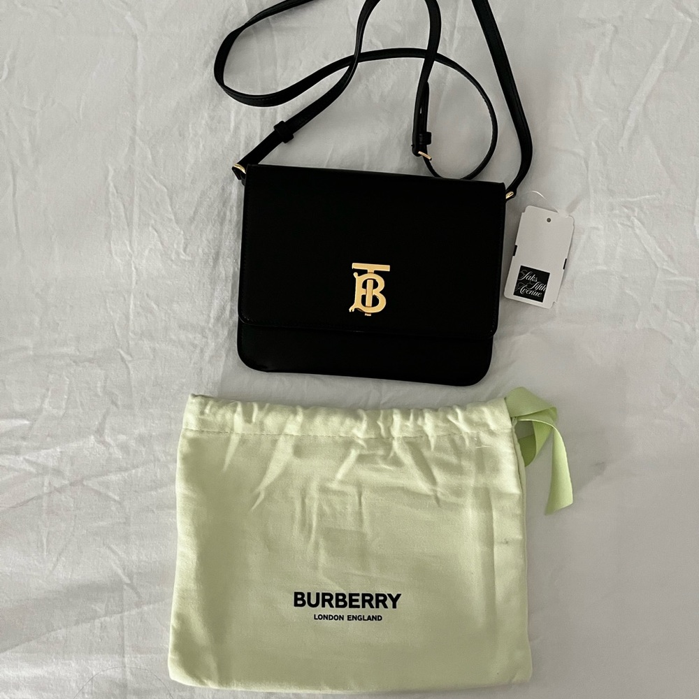 Mini Square TB Monogram Leather Crossbody Bag